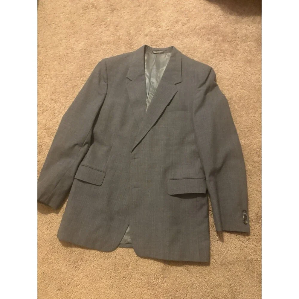 Andhurst Gray Suit Jacket Used 42L Made In Romania